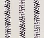 Eggplant on Ivory Taj Linen