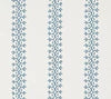 Sky Blue on Ivory Taj Linen