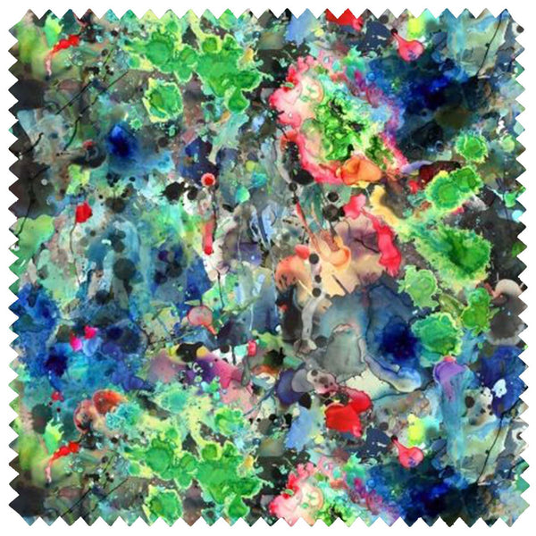 Kaleido Splatt All Over Velvet Original | Timorous Beasties Fabric