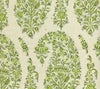 Green on Cream Linen