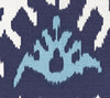 Kazak, Blue on Silk