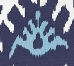 Kazak, Blue on Silk