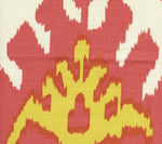 Kazak, Coral New Yellow on Suncloth
