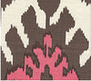 Kazak, Brown Pink on Silk