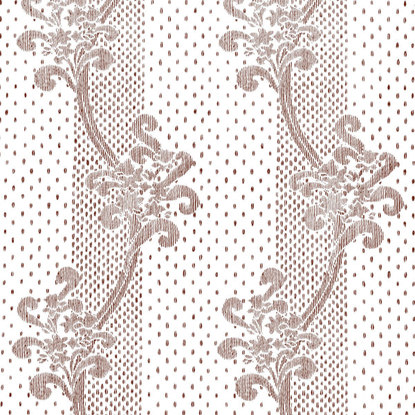 Kinnicutt Wallcovering Brown | Sister Parish