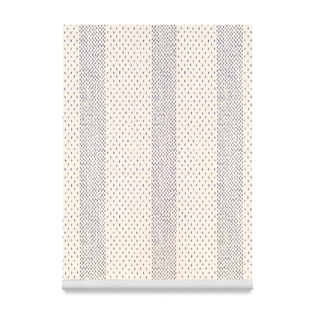 Kinnicutt Stripe Wallpaper Isleboro Blue