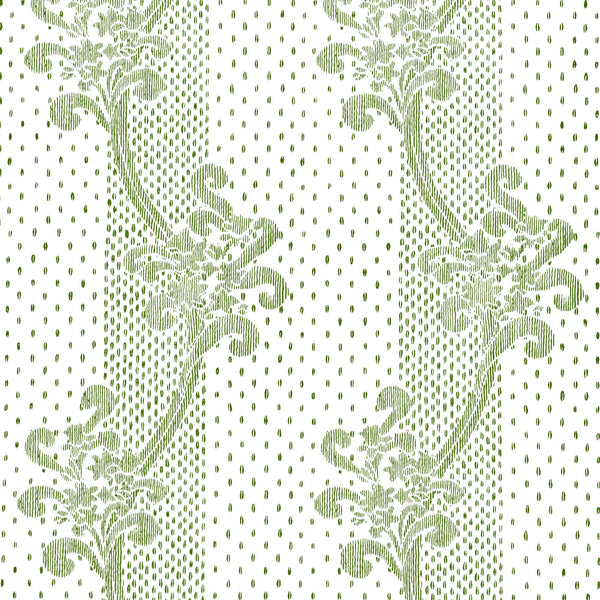Kinnicutt Wallcovering Green | Sister Parish