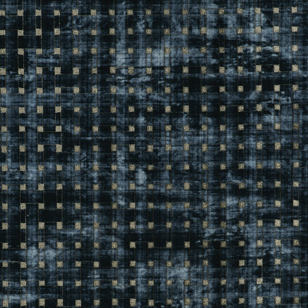 Genaro - Azul Dark Blue By Gaston Y Daniela | Lorenzo Castillo V |Geometric Small Scale Upholstery