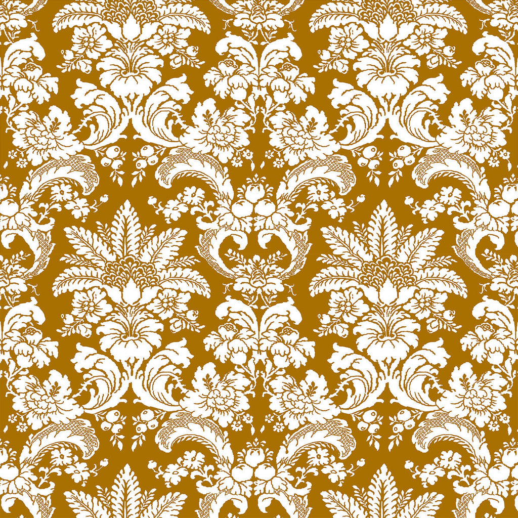 Samples and Purchasing available for Grajal - Ocre Gold By Gaston Y Daniela | Lorenzo Castillo V |Damask  Multipurpose Print at Designer Wallcoverings and Fabrics