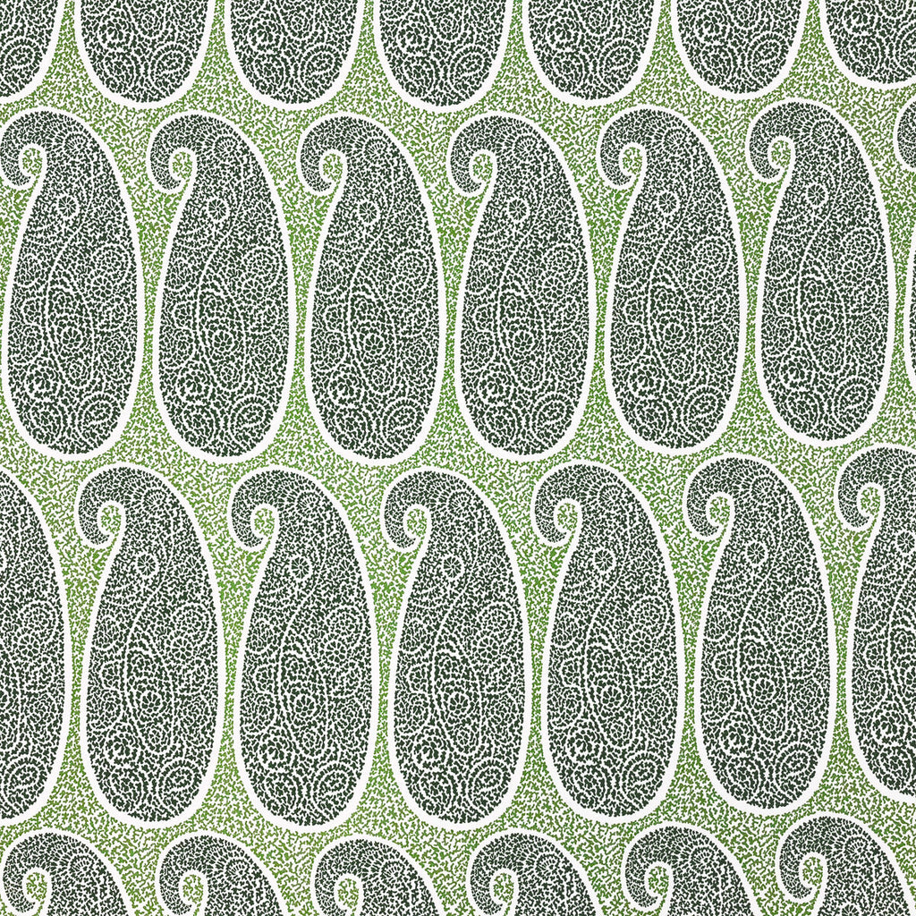 Samples and Purchasing available for Yaiza - Verde Green By Gaston Y Daniela | Lorenzo Castillo V | Paisley Upholstery  at Designer Wallcoverings and Fabrics