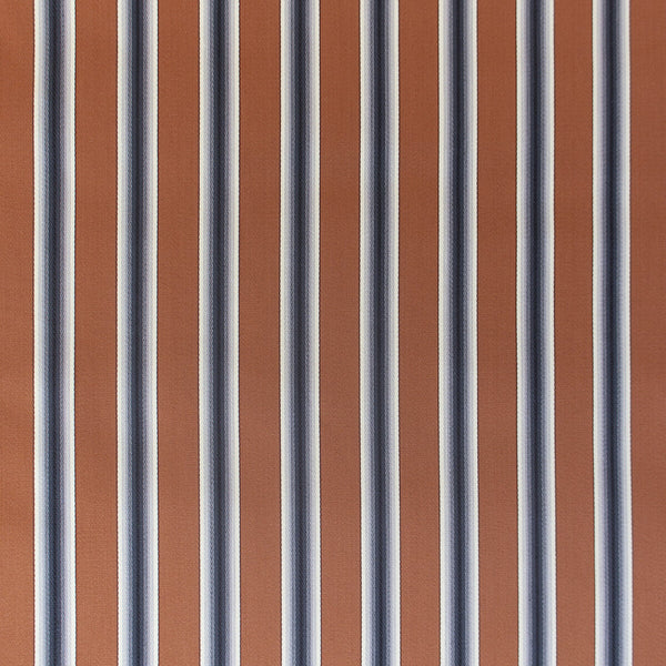Trastamara - Cobre Rust By Gaston Y Daniela | Lorenzo Castillo V |Stripes Tone On Tone Upholstery