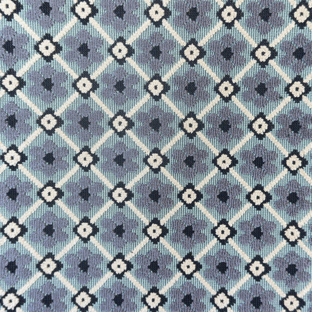 Samples and Purchasing available for Fruela - Azul Multi By Gaston Y Daniela | Lorenzo Castillo V | Small Scale Upholstery Velvet at Designer Wallcoverings and Fabrics