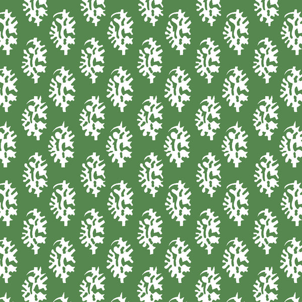 Seijo - Verde Green By Gaston Y Daniela | Lorenzo Castillo V |Paisley Small Scale Multipurpose Print