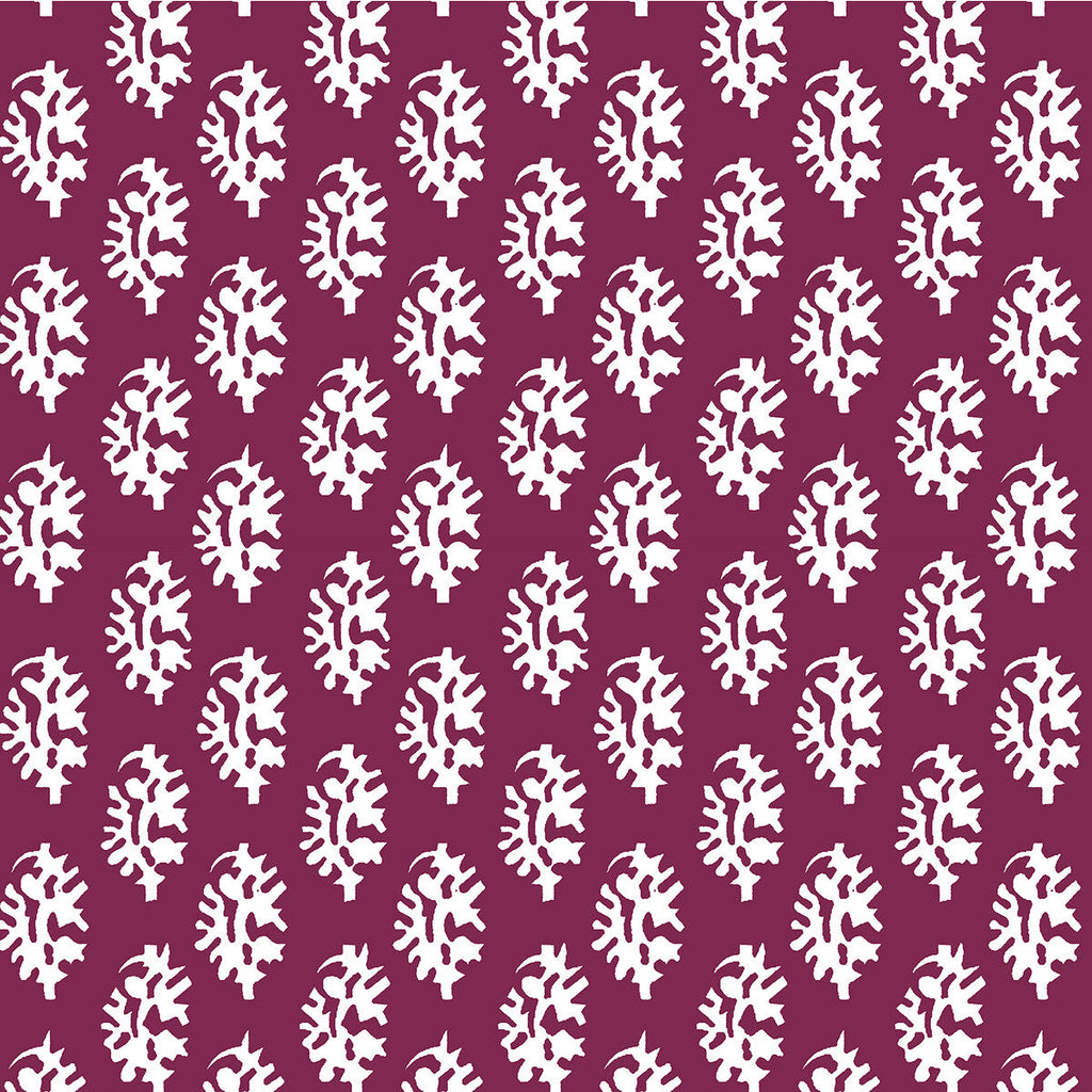 Samples and Purchasing available for Seijo - Burdeos Plum By Gaston Y Daniela | Lorenzo Castillo V |Paisley Small Scale Multipurpose Print at Designer Wallcoverings and Fabrics