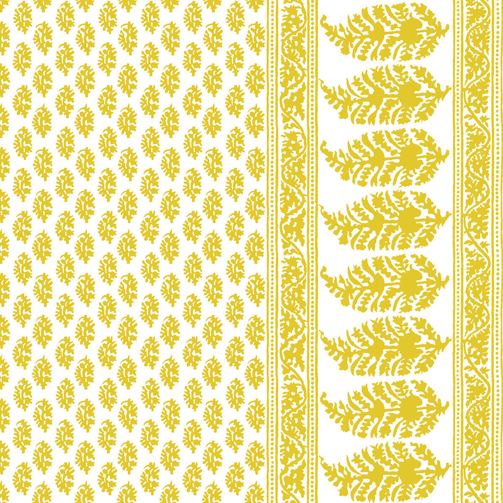 Samples and Purchasing available for Aravaquita - Amarillo Yellow By Gaston Y Daniela | Lorenzo Castillo V |Paisley  Multipurpose Print at Designer Wallcoverings and Fabrics