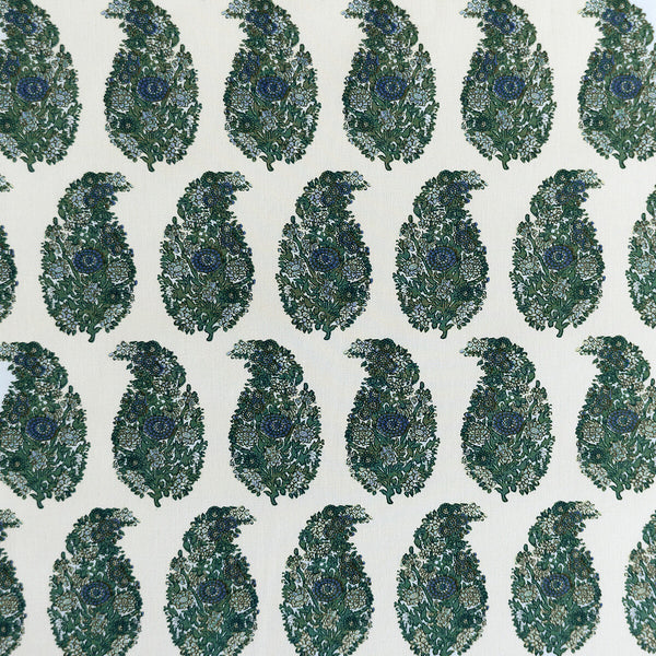 Tarsila - Verde/Azul Green By Gaston Y Daniela | Lorenzo Castillo V |Paisley  Multipurpose Print
