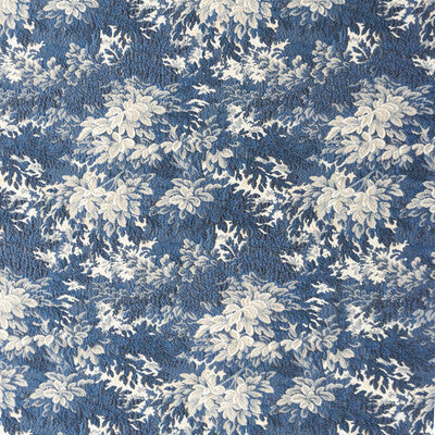 Jon - Azul Blue By Gaston Y Daniela | Lorenzo Castillo Vi | Botanical & Floral Upholstery