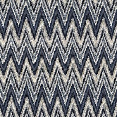 Samples and Purchasing available for Alex - Azul Blue By Gaston Y Daniela | Lorenzo Castillo Vi | Flamestitch Upholstery  at Designer Wallcoverings and Fabrics