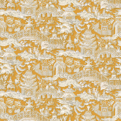 Marta - Ocre Yellow By Gaston Y Daniela | Lorenzo Castillo Vi |Chinoiserie  Multipurpose Print