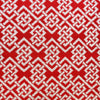 Ephraim - Rojo Red By Gaston Y Daniela | Lorenzo Castillo Vi | Geometric Upholstery Indoor / Outdoor