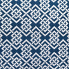 Ephraim - Azul Blue By Gaston Y Daniela | Lorenzo Castillo Vi | Geometric Upholstery Indoor / Outdoor