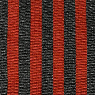 Samples and Purchasing available for Benjamin - Gris/Rojo Grey By Gaston Y Daniela | Lorenzo Castillo Vi | Stripes Upholstery Indoor / Outdoor at Designer Wallcoverings and Fabrics