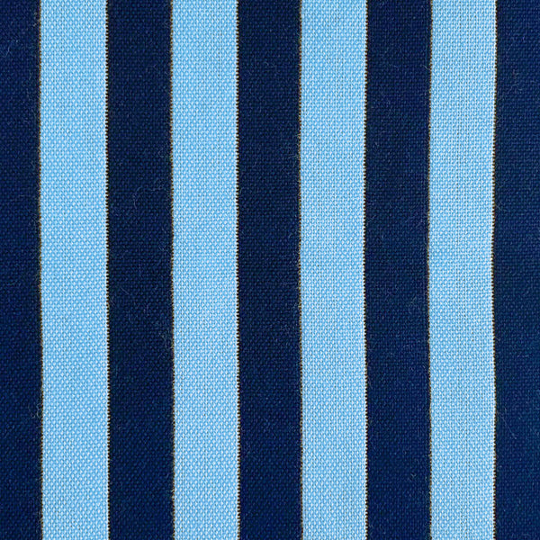 Benjamin - Azul Blue By Gaston Y Daniela | Lorenzo Castillo Vi | Stripes Upholstery Indoor / Outdoor