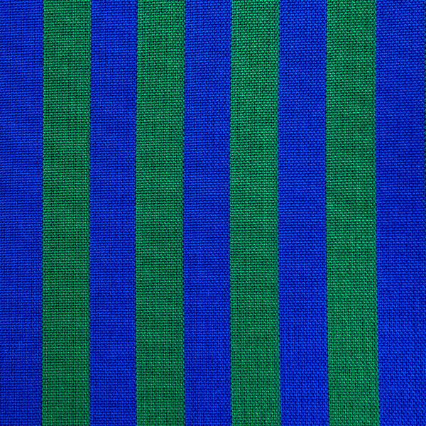Benjamin - Azul/Verde Blue By Gaston Y Daniela | Lorenzo Castillo Vi | Stripes Upholstery Indoor / Outdoor