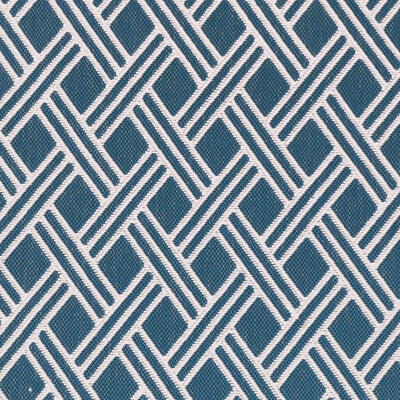 Samples and Purchasing available for Dorcas - Azul Blue By Gaston Y Daniela | Lorenzo Castillo Vi | Geometric Upholstery Indoor / Outdoor at Designer Wallcoverings and Fabrics