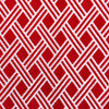 Dorcas - Rojo Red By Gaston Y Daniela | Lorenzo Castillo Vi | Geometric Upholstery Indoor / Outdoor