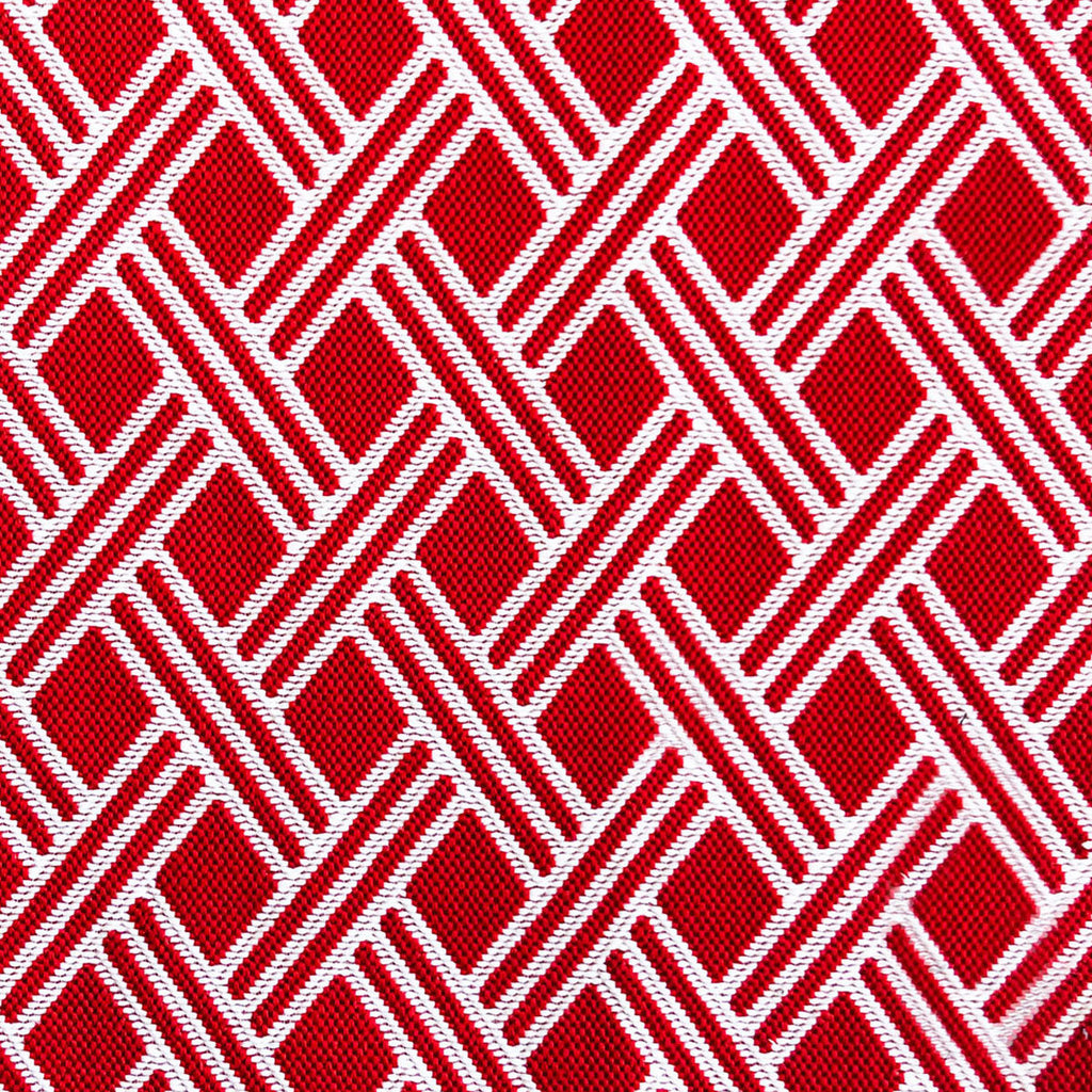 Dorcas - Rojo Red By Gaston Y Daniela | Lorenzo Castillo Vi | Geometric Upholstery Indoor / Outdoor