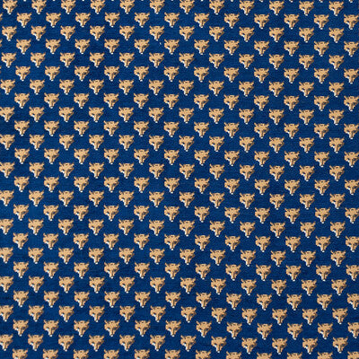 Samples and Purchasing available for Raposu - Navy Blue By Gaston Y Daniela | Lorenzo Castillo Vii The Rectory |Animal/Insects Novelty Upholstery Chenille at Designer Wallcoverings and Fabrics