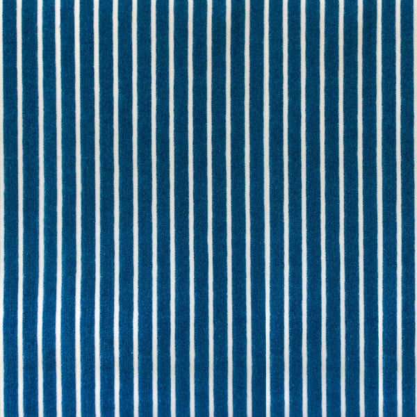 Mayrit - Azul Pavo Blue By Gaston Y Daniela | Lorenzo Castillo Ix Hesperia | Stripes Upholstery Velvet