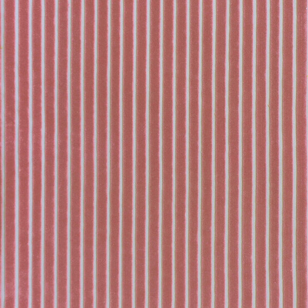Mayrit - Rosa Viejo Rust By Gaston Y Daniela | Lorenzo Castillo Ix Hesperia | Stripes Upholstery Velvet