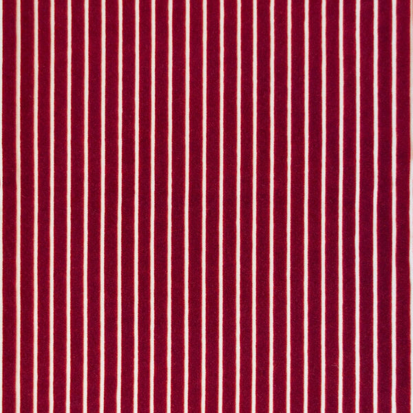 Mayrit - Sangre Burgundy/Red By Gaston Y Daniela | Lorenzo Castillo Ix Hesperia | Stripes Upholstery Velvet