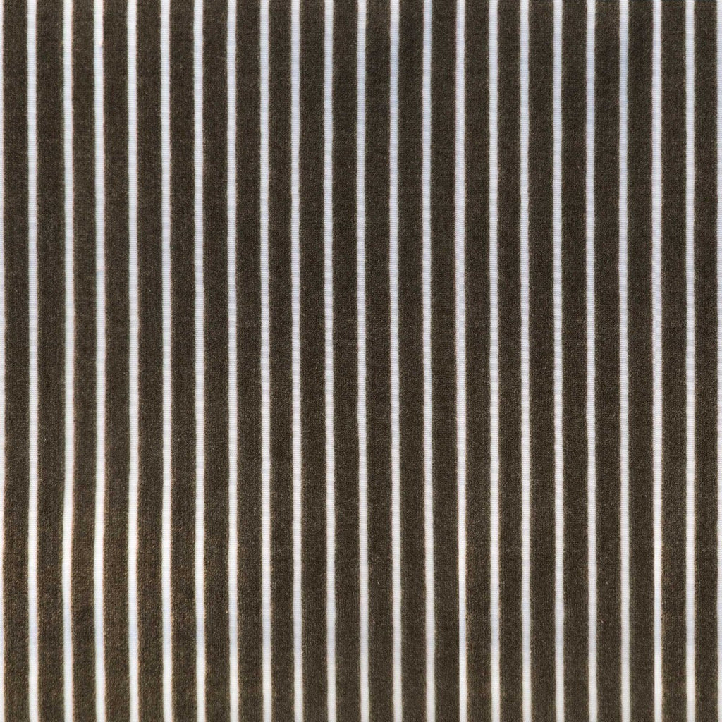 Samples and Purchasing available for Mayrit - Chocolate Chocolate By Gaston Y Daniela | Lorenzo Castillo Ix Hesperia | Stripes Upholstery Velvet at Designer Wallcoverings and Fabrics