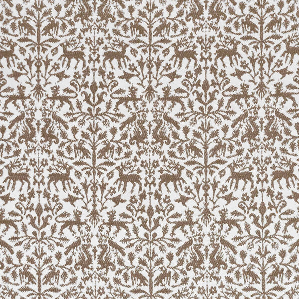 Augusta Emerita - Tabaco White By Gaston Y Daniela | Lorenzo Castillo Ix Hesperia |Animal/Insects Damask Upholstery