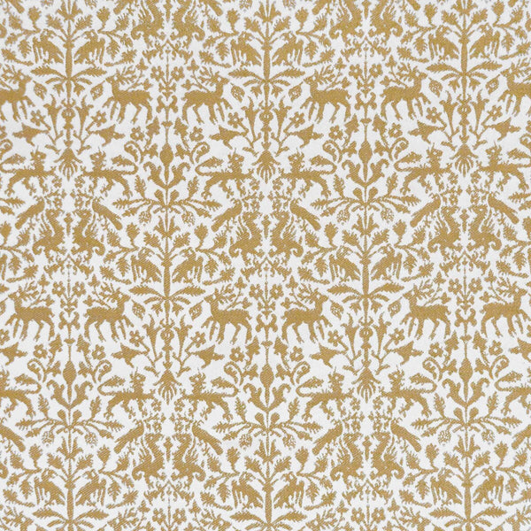 Augusta Emerita - Ocre White By Gaston Y Daniela | Lorenzo Castillo Ix Hesperia |Animal/Insects Damask Upholstery