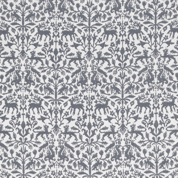 Augusta Emerita - Gris White By Gaston Y Daniela | Lorenzo Castillo Ix Hesperia |Animal/Insects Damask Upholstery