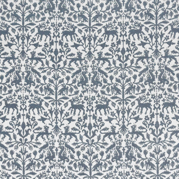 Augusta Emerita - Azul White By Gaston Y Daniela | Lorenzo Castillo Ix Hesperia |Animal/Insects Damask Upholstery