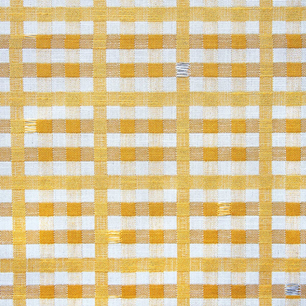 Trajano - Ocre White By Gaston Y Daniela | Lorenzo Castillo Ix Hesperia |Check/Houndstooth Geometric Upholstery