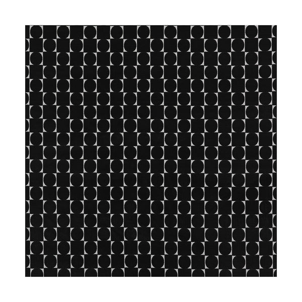 Luigi - Onyx Black By Gaston Y Daniela | Lorenzo Castillo Iii |Modern Geometric Upholstery Velvet