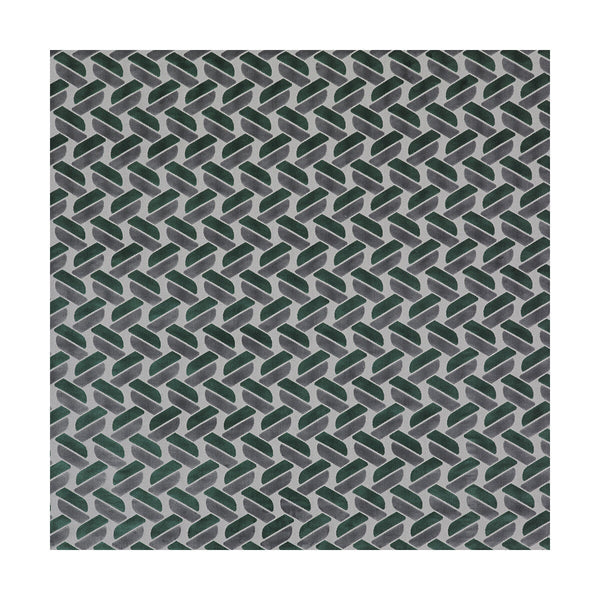 Juanin - Verde/Gris Multi By Gaston Y Daniela | Lorenzo Castillo Iii |Modern Geometric Upholstery Velvet