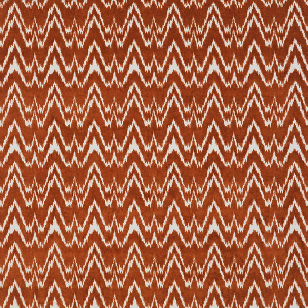 Janano - Naranja Orange By Gaston Y Daniela | Lorenzo Castillo Vii The Rectory |Flamestitch Ikat/Southwest/Kilims Upholstery