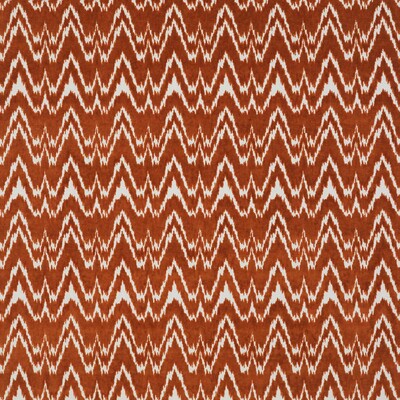 Janano - Naranja Orange By Gaston Y Daniela | Lorenzo Castillo Vii The Rectory |Flamestitch Ikat/Southwest/Kilims Upholstery