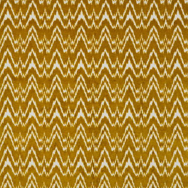 Janano - Oro Yellow By Gaston Y Daniela | Lorenzo Castillo Vii The Rectory |Flamestitch Ikat/Southwest/Kilims Upholstery