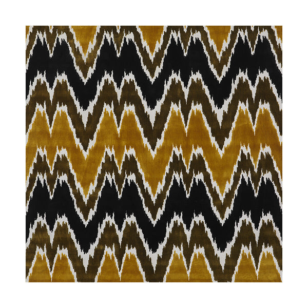 Alejandro - Oro/Onyx Yellow By Gaston Y Daniela | Lorenzo Castillo Iii |Flamestitch  Upholstery Velvet