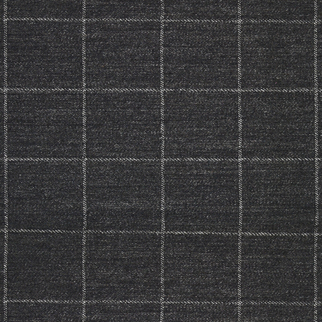 Samples and Purchasing available for Rascafria - Antracita Charcoal By Gaston Y Daniela | Lorenzo Castillo Iv |Plaid / Check  Upholstery  at Designer Wallcoverings and Fabrics