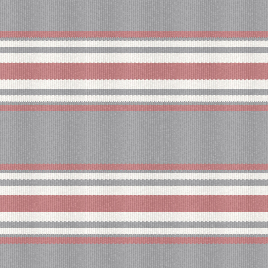 Samples and Purchasing available for Pinilla - Gris/Rosa Grey By Gaston Y Daniela | Lorenzo Castillo Iv | Stripes Upholstery  at Designer Wallcoverings and Fabrics