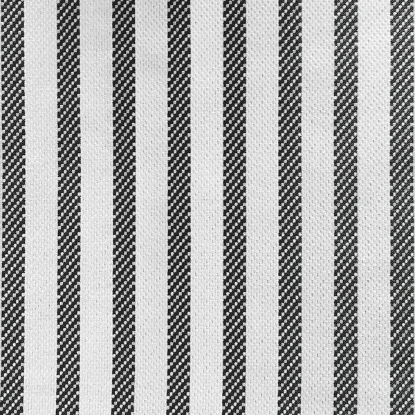 Isidro - Negro Black By Gaston Y Daniela | Lorenzo Castillo Iv |Stripes Tone On Tone Upholstery